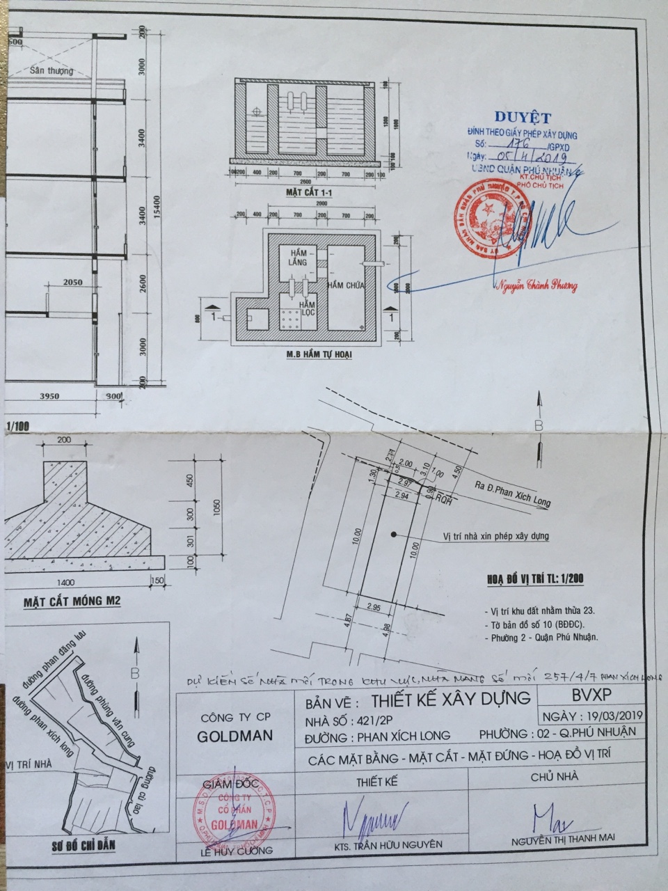 XIN PHÉP XÂY DỰNG PHƯỜNG ĐỨC NHUẬN