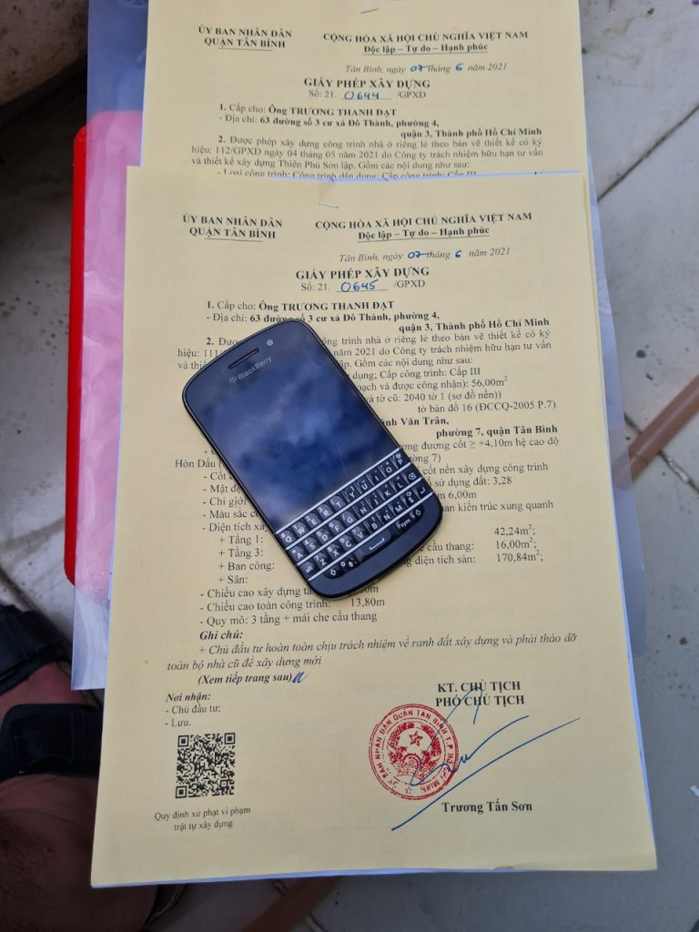 xin phép xây dựng phường Tây Nha Trang